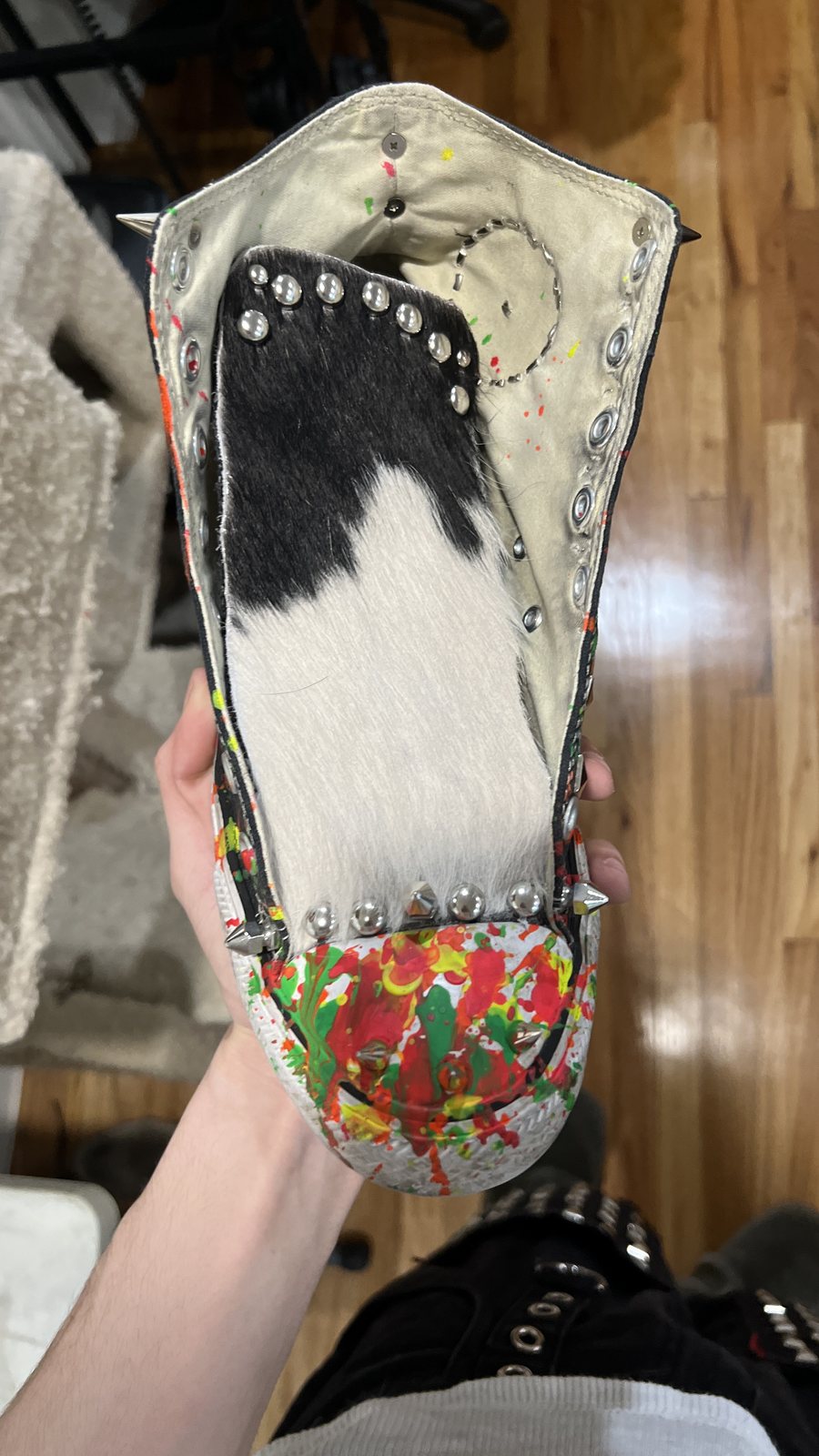 Sole and hide panel