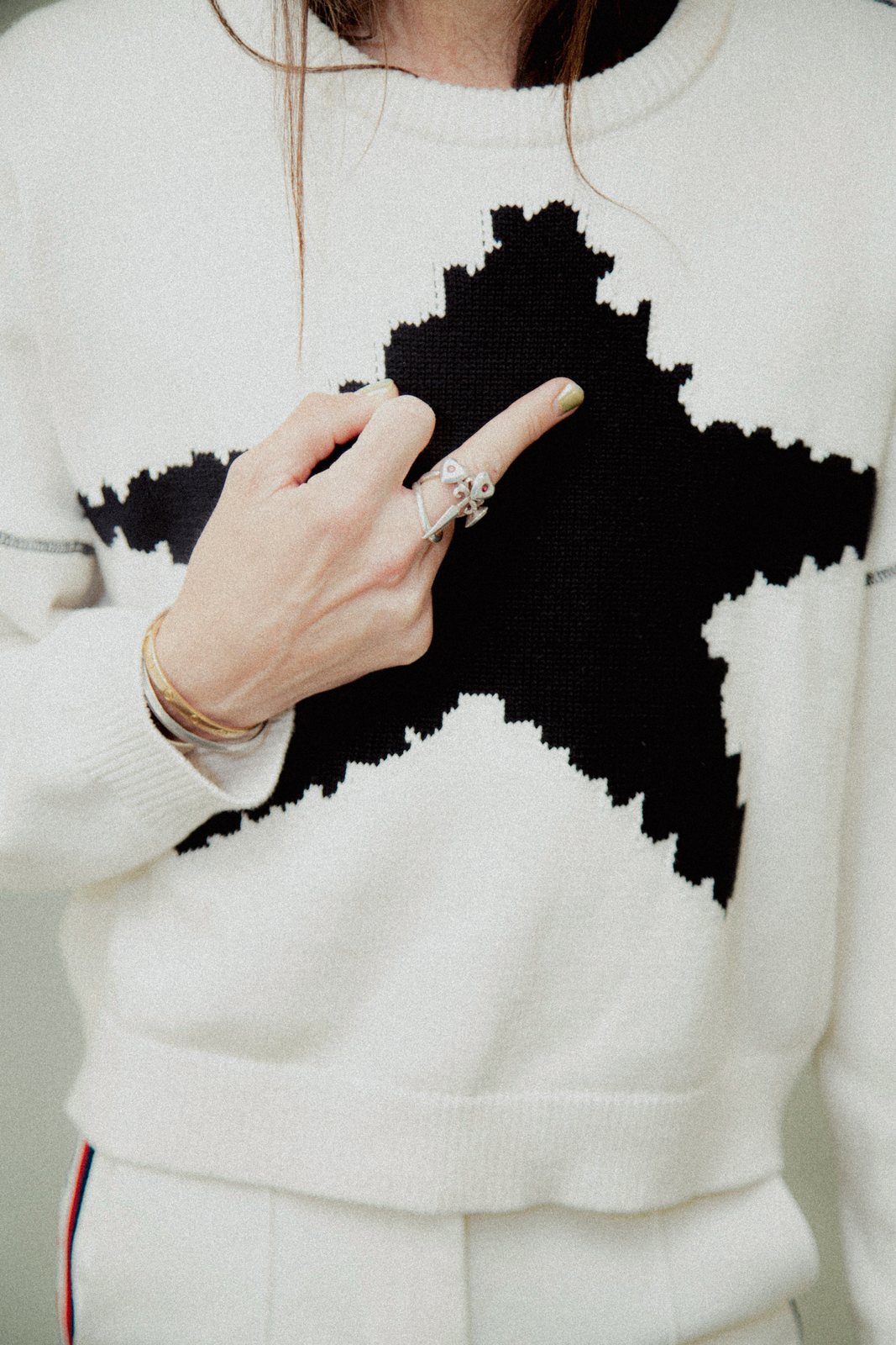 Intarsia detail
