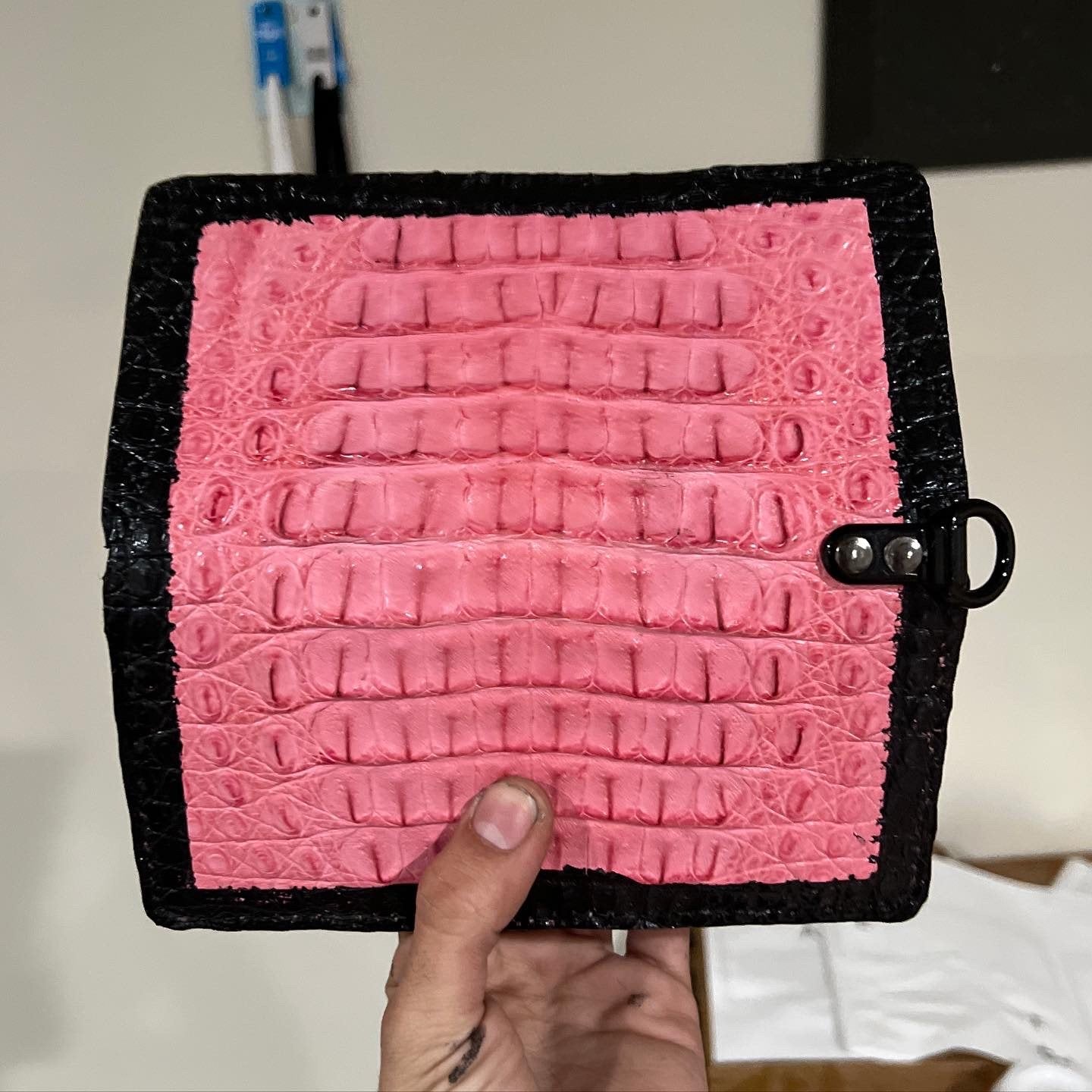 Croc panel before assembly
