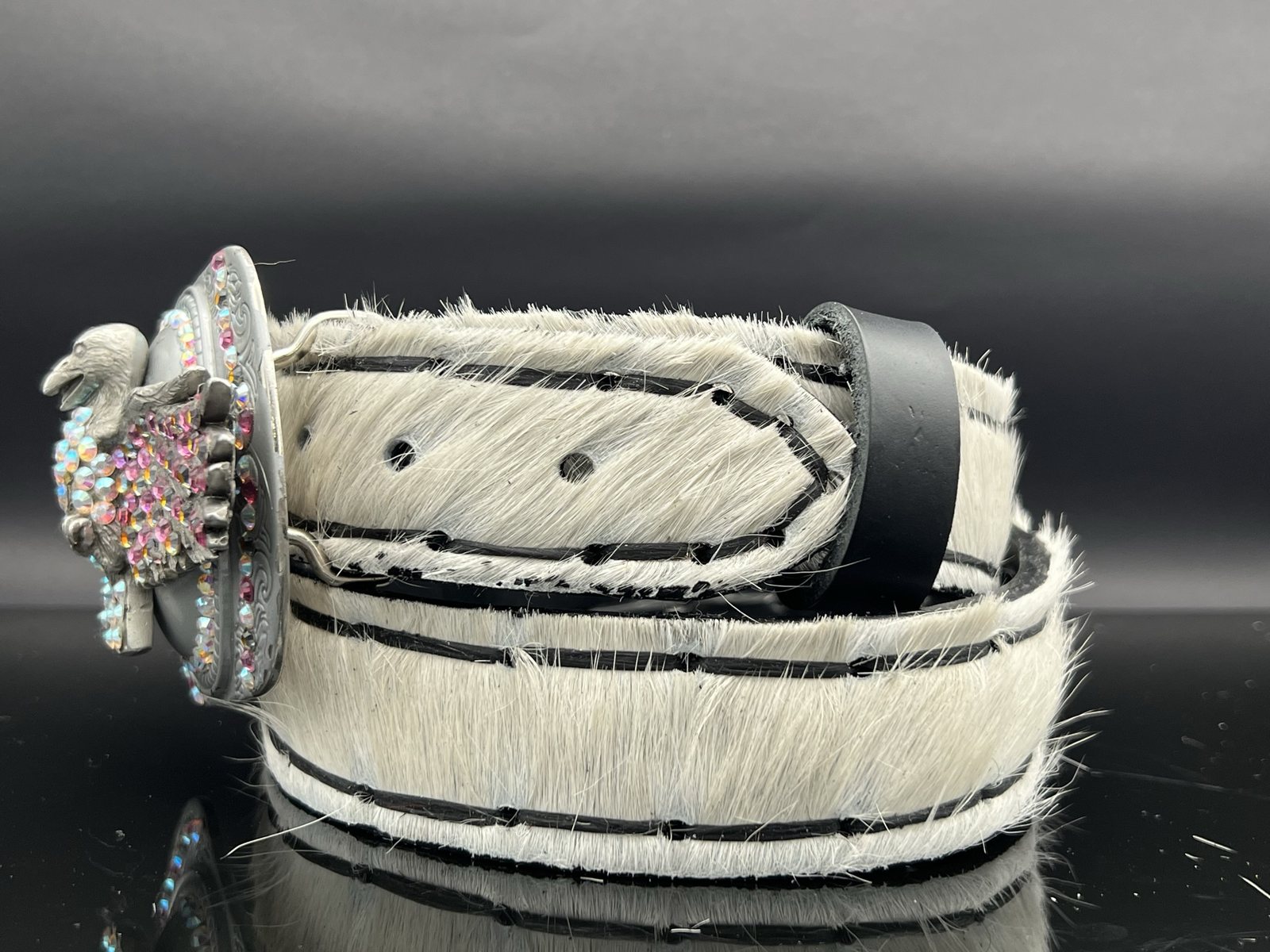 Coiled, edge stitch