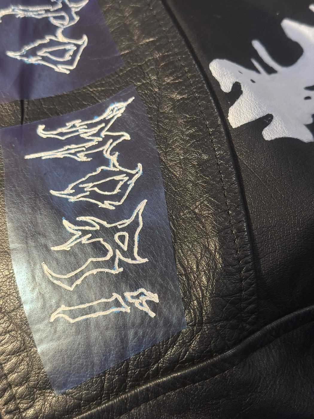 Brushwork detail