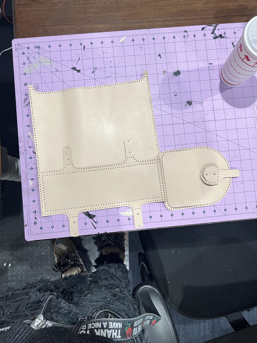Panel folded